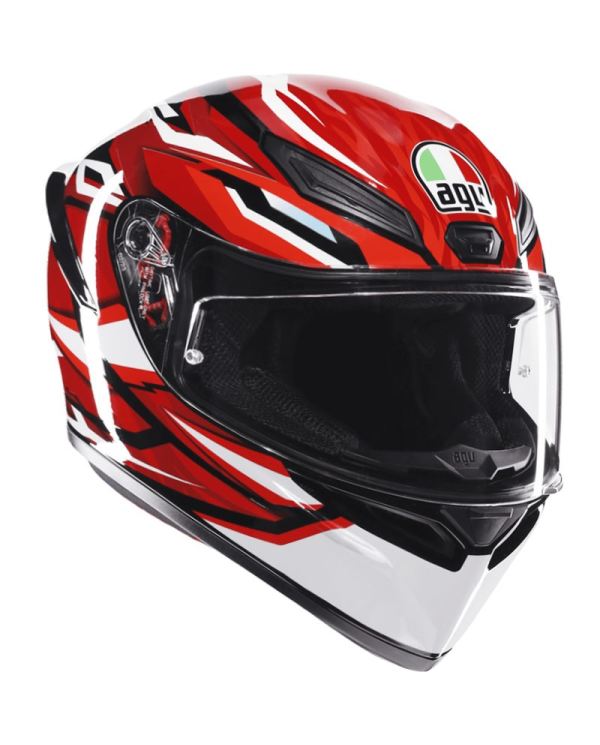 CASCO AGV K1 S LION NEW BLACK/RED/WHITE | Cascos Integrales de moto | %brands%