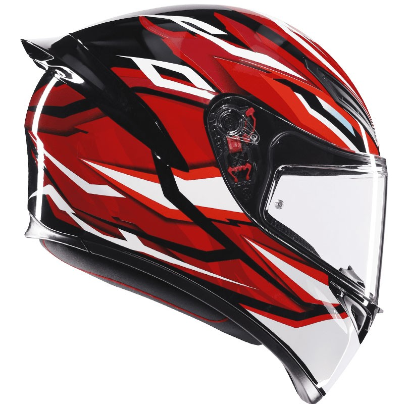 CASCO AGV K1 S LION NEW BLACK/RED/WHITE | Cascos Integrales de moto | %brands%