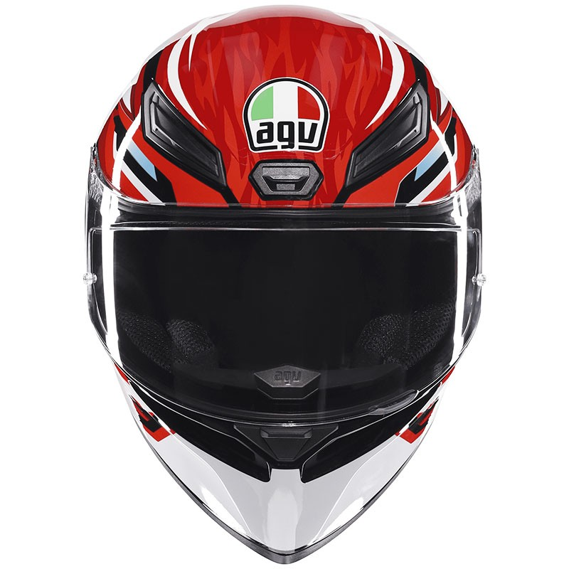 CASCO AGV K1 S LION NEW BLACK/RED/WHITE | Cascos Integrales de moto | %brands%
