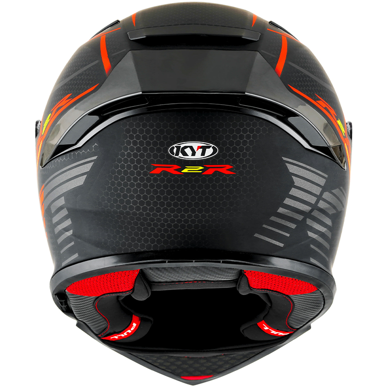 CASCO KYT R2R CONCEPT MATT BLACK/RED | Cascos Integrales de moto | %brands%