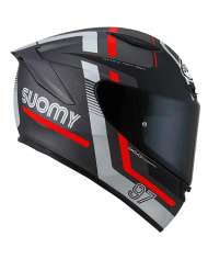 CASCO SUOMY TRACK-1 NINETY SEVEN MATT GUN METAL/RED | Cascos de moto | %brands%