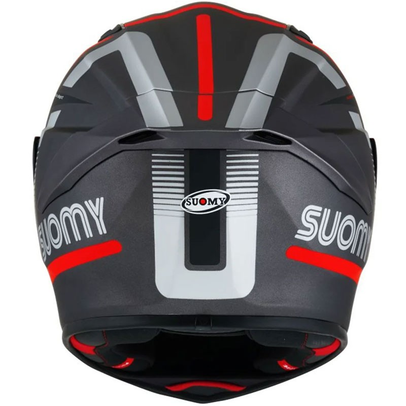 CASCO SUOMY TRACK-1 NINETY SEVEN MATT GUN METAL/RED | Cascos de moto | %brands%