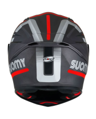 CASCO SUOMY TRACK-1 NINETY SEVEN MATT GUN METAL/RED | Cascos de moto | %brands%
