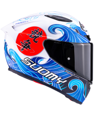 CASCO SUOMY TRACK-1 WAVES WHITE | Cascos Integrales de moto | %brands%