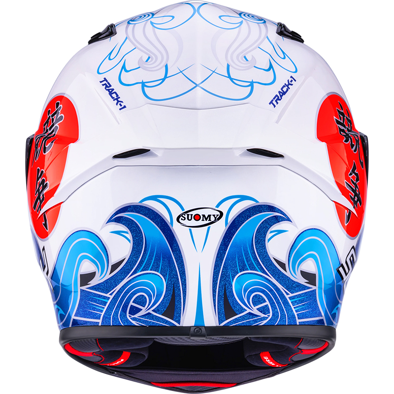 CASCO SUOMY TRACK-1 WAVES WHITE | Cascos Integrales de moto | %brands%