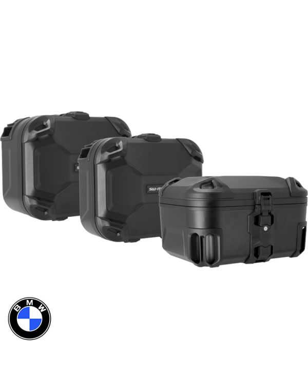 PACK MALETAS LATERALES + BAUL + SOPORTES SW-MOTECH DUSC BMW ADV.07.975.65100/B | Maletas laterales de moto | %brands%