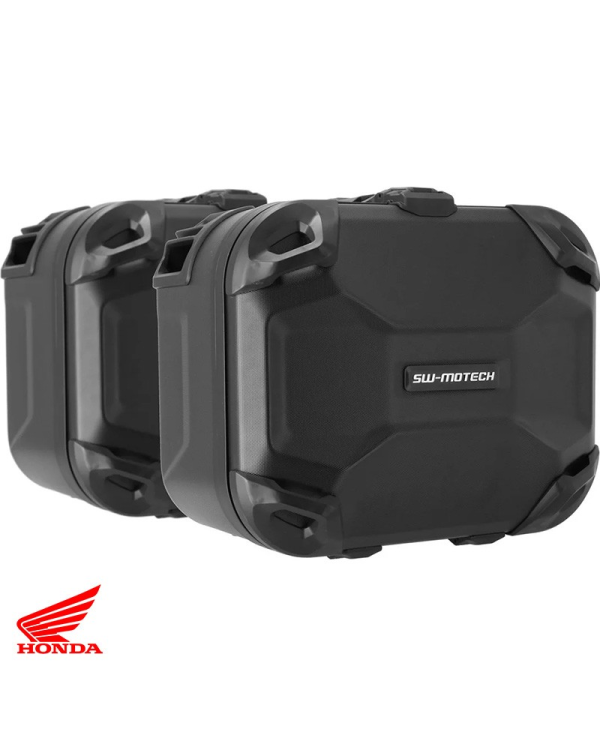 PACK MALETAS LATERALES + SOPORTES SW-MOTECH DUSC HONDA KFT.01.808.65200/B | Maletas laterales de moto | %brands%