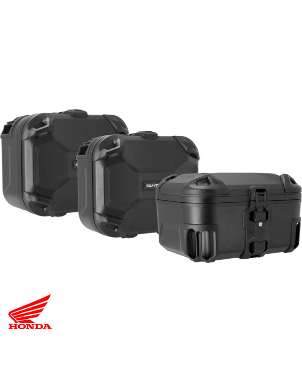 PACK MALETAS LATERALES + BAUL + SOPORTES SW-MOTECH DUSC HONDA ADV.01.808.65100/B | Maletas laterales de moto | %brands%