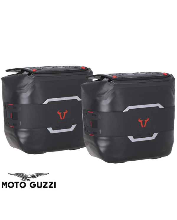 PACK DE ALFORJAS SW-MOTECH LEGEND GEAR WP Y SOPORTES V-LOC MOTO GUZZI BC.SYS.17.847.32000 | Alforjas de moto | %brands%