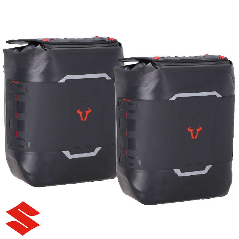 PACK DE ALFORJAS SW-MOTECH LEGEND GEAR WP Y SOPORTES V-LOC SUZUKI GSX-8T BC.SYS.05.031.32000