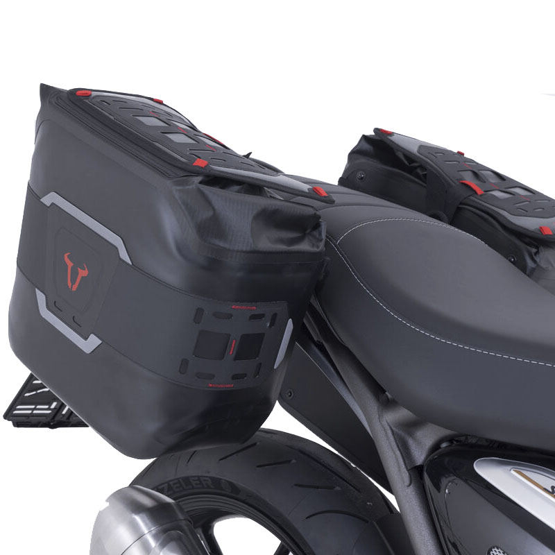 PACK DE ALFORJAS SW-MOTECH LEGEND GEAR WP Y SOPORTES V-LOC TRIUMPH BC.SYS.11.616.32000 | Alforjas de moto | %brands%