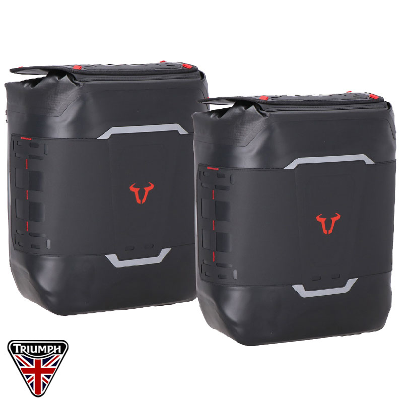 PACK DE ALFORJAS SW-MOTECH LEGEND GEAR WP Y SOPORTES V-LOC TRIUMP BONEVILLE BC.SYS.11.743.32000