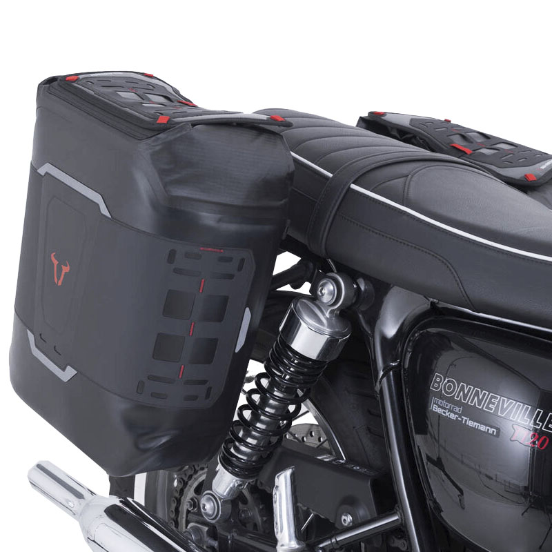 PACK DE ALFORJAS SW-MOTECH LEGEND GEAR WP Y SOPORTES V-LOC TRIUMPH BONEVILLE BC.SYS.11.743.32000 | Sw Motech de moto | %brands%