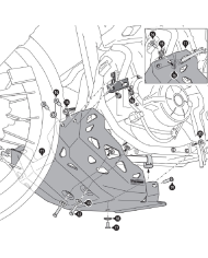 CUBRECARTER SW-MOTECH ENGINE GUARD HONDA CRF1100 AFRCA TWIN MSS.01.942.10101/S | Cubre carter de moto | %brands%