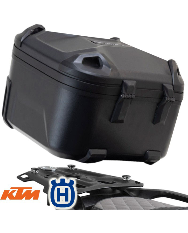 PACK SW-MOTECH BAUL DUSC 41L + PORTAEQUIPAJE KTM GPT.04.790.65001/B | Maletas y  Equipajes de moto | %brands%