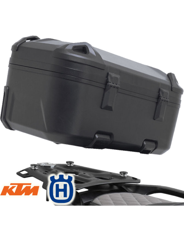 PACK SW-MOTECH BAUL DUSC 55XL + PORTAEQUIPAJE KTM/HUSQVARNA GPT.04.790.66000/B | Top Case de moto | %brands%