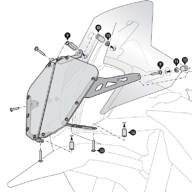 PROTECTOR DE FARO SW-MOTECH KTM 790/890 ADVENTURE LPS.04.918.10000/B | Otros protectores de moto | %brands%