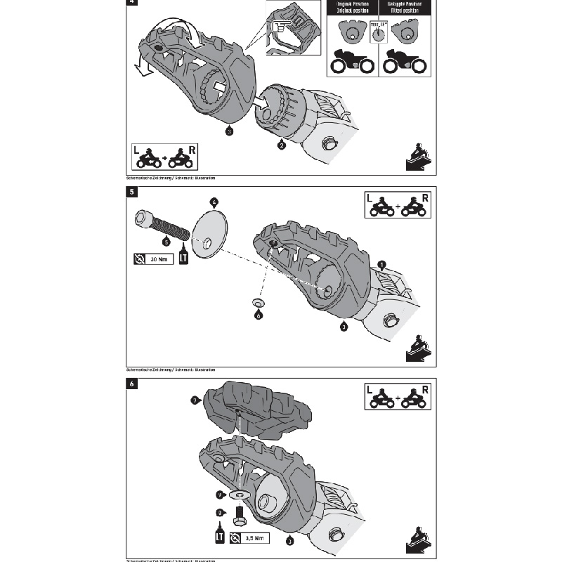 KIT REPOSAPIES SW-MOTECH EVO KTM/HUSQVARNA FRS.04.112.10101 | Estriberas, pedales y palancas de moto | %brands%