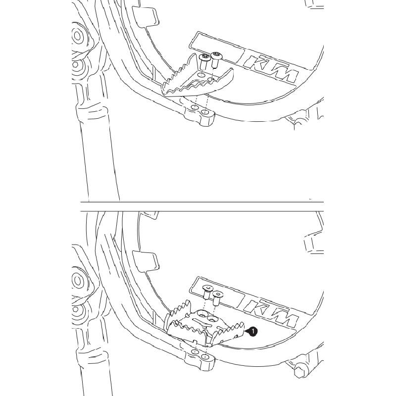 AMPLIACION DE PEDALDE FRENO SW-MOTECH KTM SCT.04.174.10000/S | Estriberas, pedales y palancas de moto | %brands%