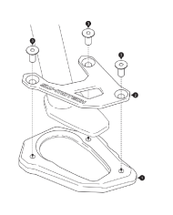 EXTENSIÓN CABALLETE LATERAL SW-MOTECH KTM STS.04.102.10100/B | Ampliaciones caballete lateral de moto | %brands%