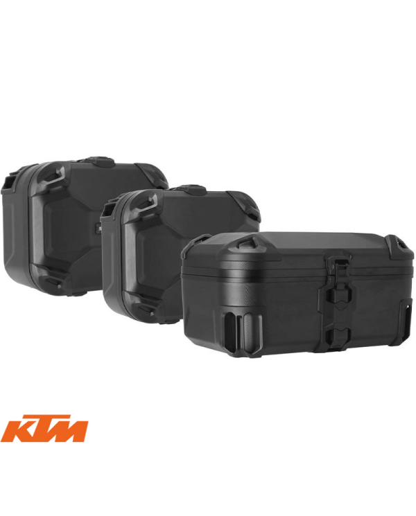PACK MALETAS LATERALES + BAUL + SOPORTES SW-MOTECH DUSC KTM ADV.04.835.66000/B | Maletas laterales de moto | %brands%
