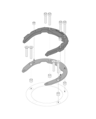 FIJACION BOLSA DE DEPOSITO SW-MOTECH TANK RING PRO VOGE TRT.00.787.33600/B | Bolsas de moto | %brands%