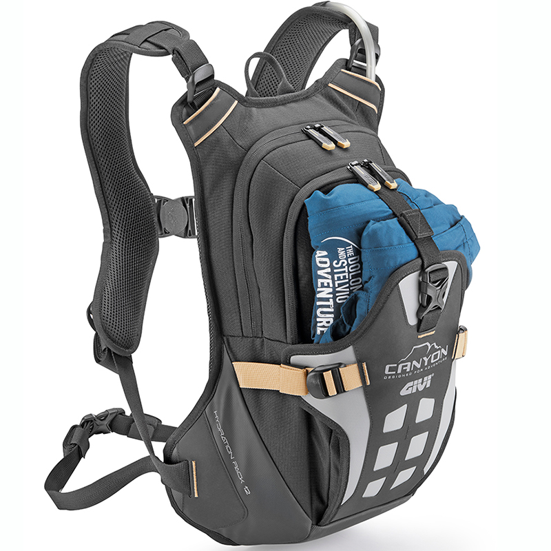 MOCHILA DE HIDRACION GIVI HYDRAPACK CANYON 12 L GRT731 | Mochilas de moto | %brands%