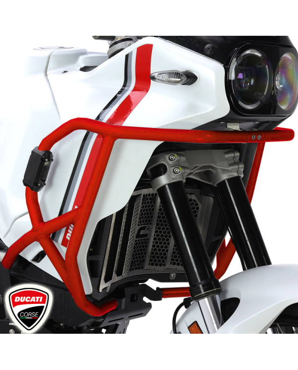 DEFENSAS DE CARENADO CROSSPRO ROJO DUCATI DESERT X | Protectores de carenado de moto | %brands%
