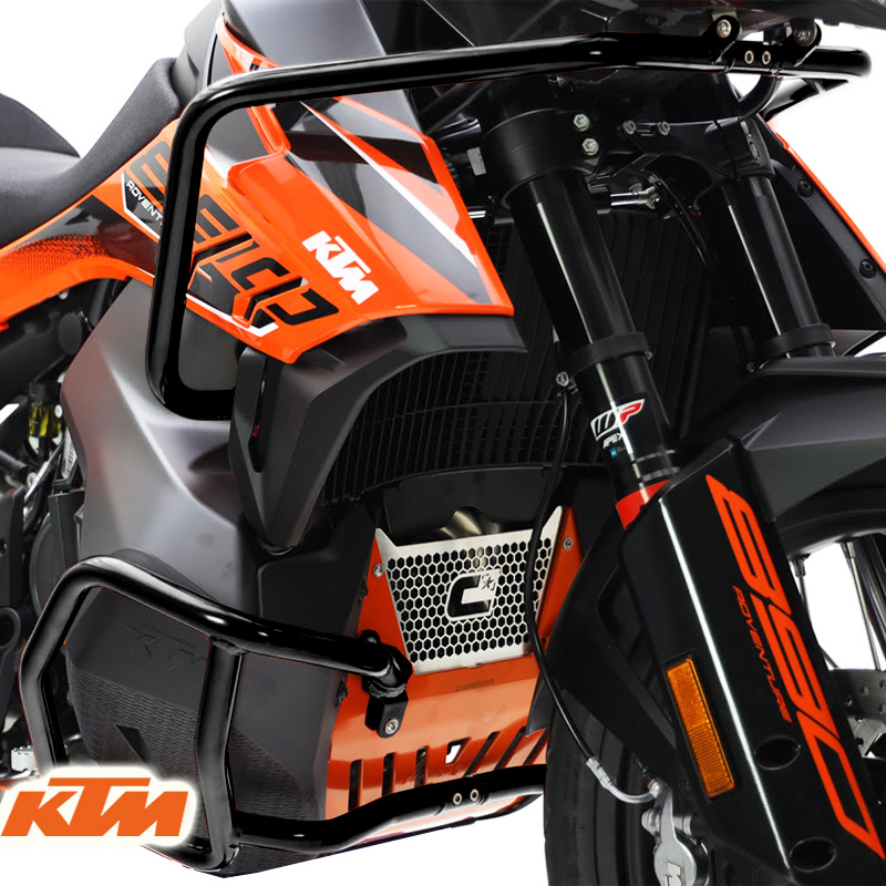 DEFENSAS DE MOTOR Y CARENADO CROSSPRO NEGRO KTM 790/890 ADVENTURE | Protectores de motor de moto | %brands%