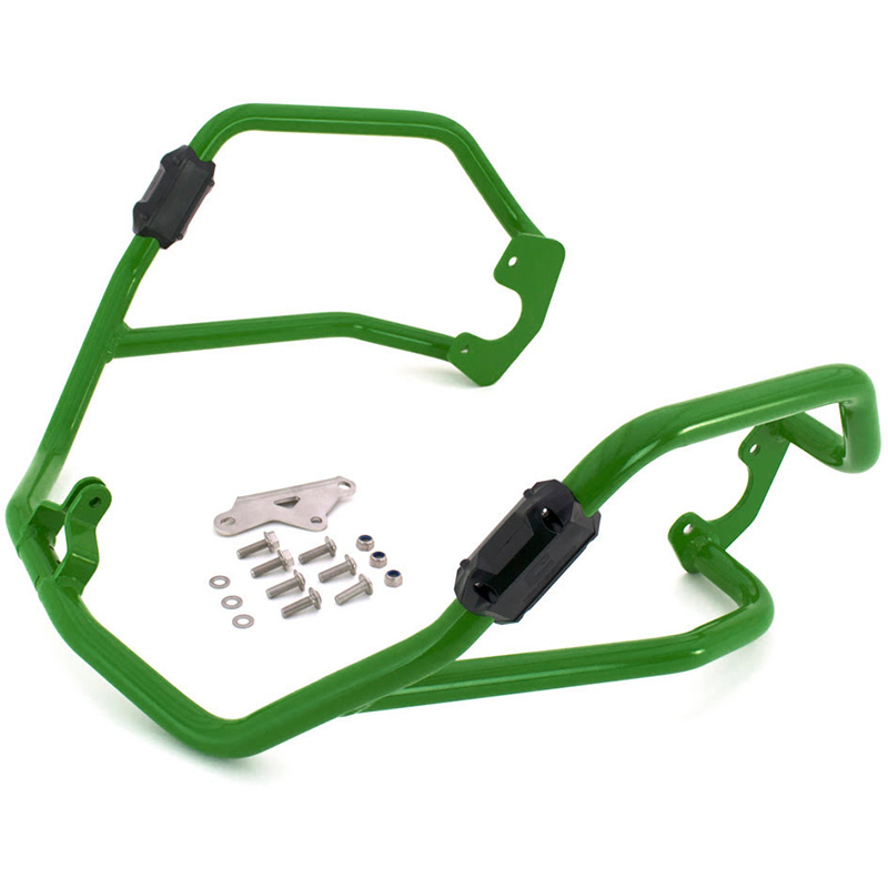 DEFENSAS DE CARENADO CROSSPRO VERDE KAWASAKI KLE 650 VERSYS | Protectores de carenado de moto | %brands%