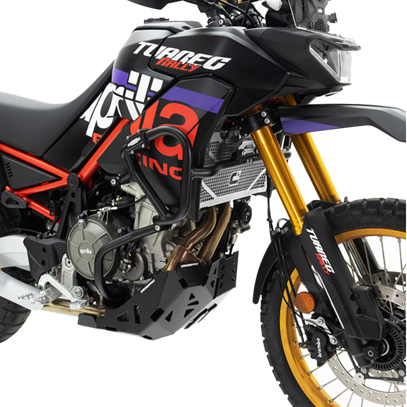 DEFENSAS DE MOTOR CROSSPRO NEGRO APRILIA TUAREG 660 | Protectores de motor de moto | %brands%