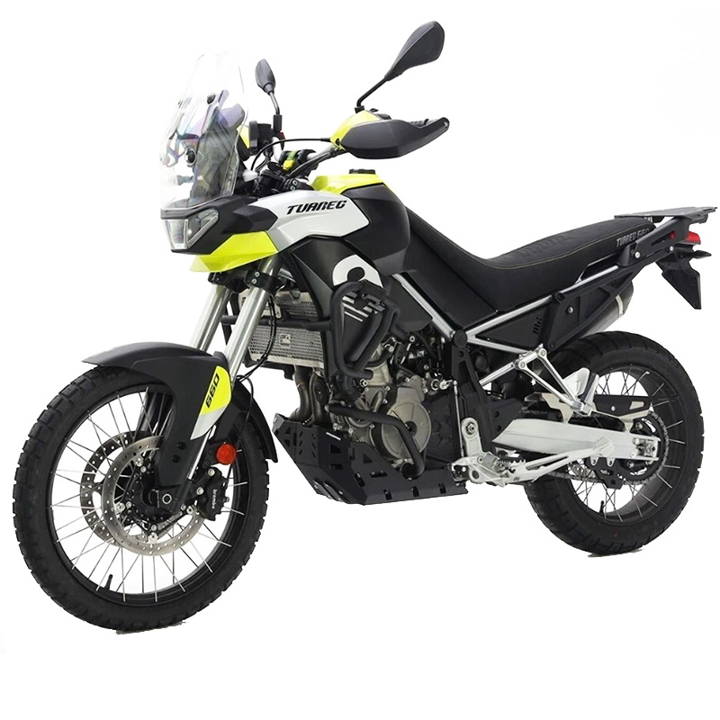 DEFENSAS DE MOTOR Y CARENADO CROSSPRO NEGRO APRILIA TUAREG 660 RALLY | Protectores de motor de moto | %brands%