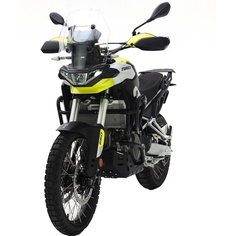 DEFENSAS DE MOTOR Y CARENADO CROSSPRO NEGRO APRILIA TUAREG 660 RALLY | Protectores de motor de moto | %brands%