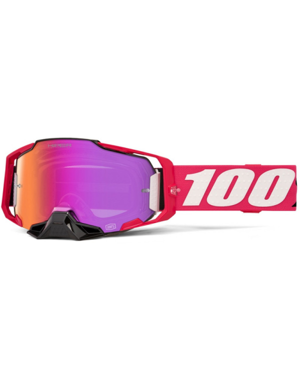 GAFAS 100% ARMEGA M2 KLOUG/HIPER ROJO ESPEJO | Gafas Off Road de moto | %brands%