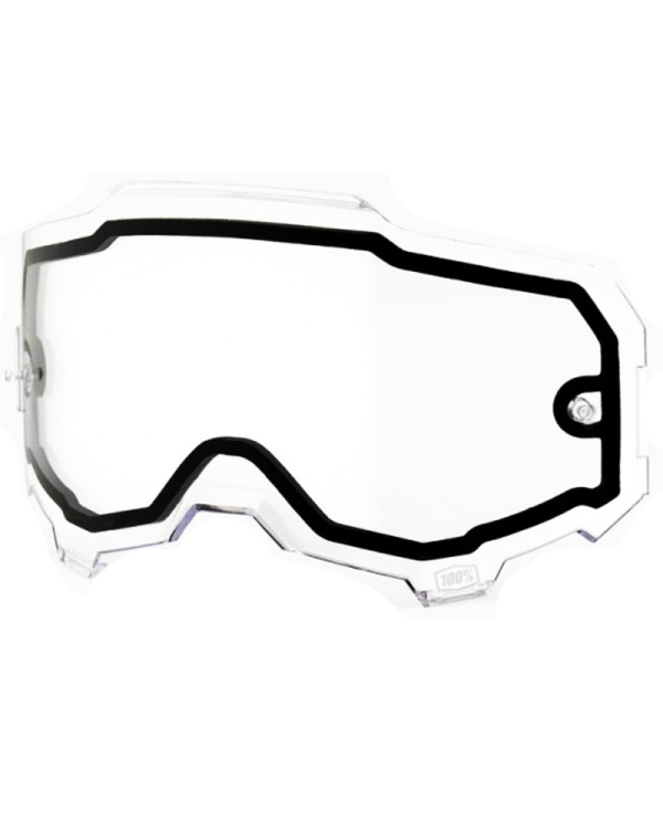 RECAMBIO LENTE GAFAS 100% ARMEGA DUAL TRANSPARENTE | Gafas Off Road de moto | %brands%