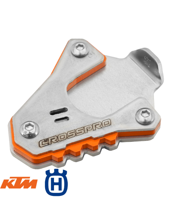 EXTENSIÓN CABALLETE LATERAL CROSSPRO NARANJA KTM/HUSQVARNA | Ampliaciones caballete lateral de moto | %brands%