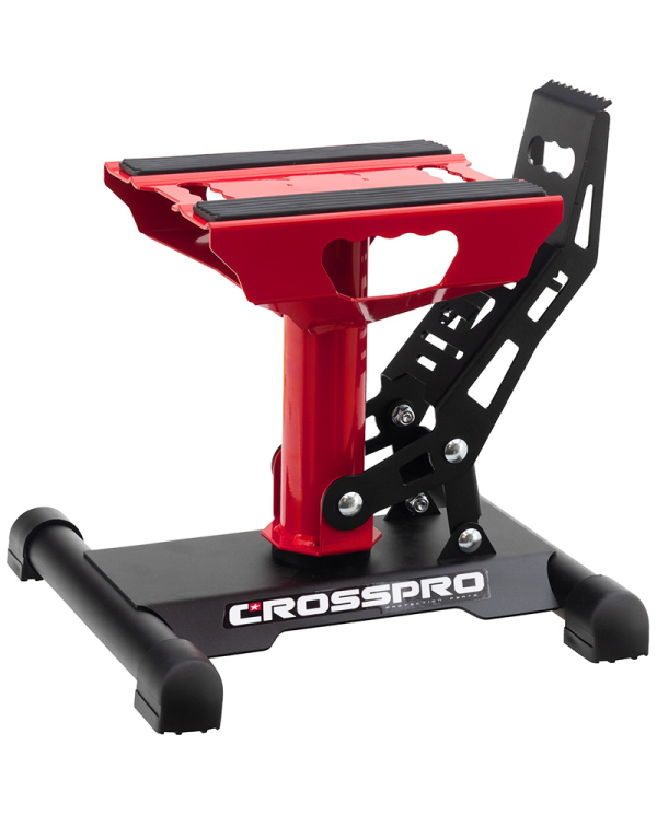 CABALLETE ELEVADOR CROSSPRO HARD XTREME 2.0 ROJO | Caballetes centrales de moto | %brands%