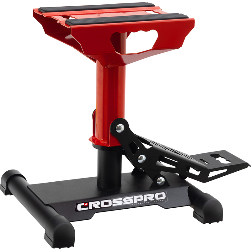 CABALLETE ELEVADOR CROSSPRO HARD XTREME 2.0 ROJO | Caballetes centrales de moto | %brands%