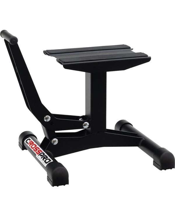 CABALLETE ELEVADOR CROSSPRO XTREME 16 NEGRO MATE | Caballetes centrales de moto | %brands%
