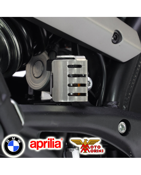 PROTECTOR DE DEPOSITO LIQUIDO DE FRENO CROSSPRO BMW/APRILIA/MORINI PLATA | Otros protectores de moto | %brands%
