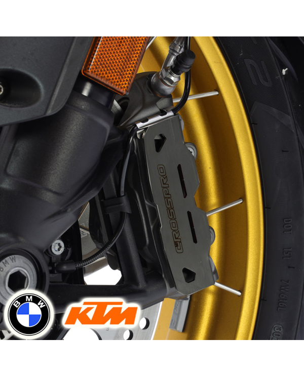 PROTECTORES DE PINZAS DE FRENO DELANTERO CROSSPRO BMW R1300 GS/KTM SUPER ADVENTURE 1290/1390 NGR | Otros protectores de moto | %brands%