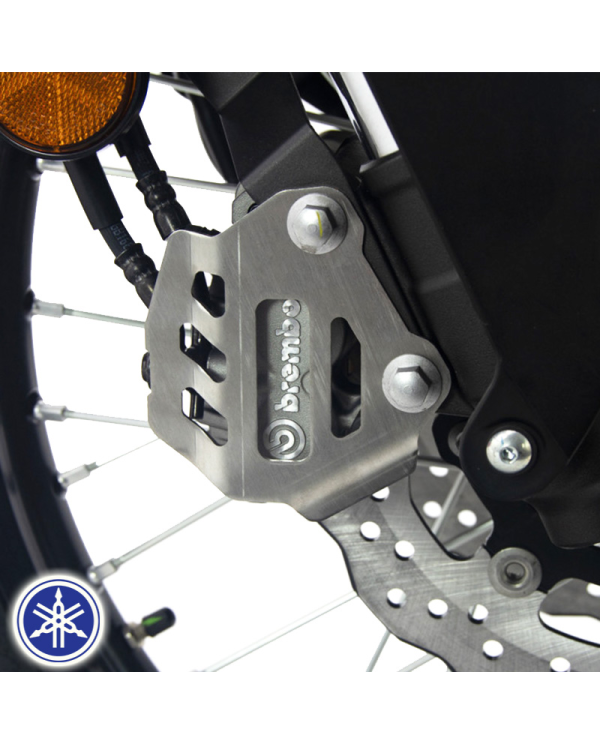 PROTECTORES DE PINZAS DE FRENO DELANTERO CROSSPRO YAMAHA TENERE 700 PLATA | Otros protectores de moto | %brands%