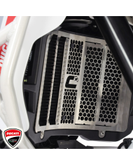 PROTECCION DE RADIADOR CROSSPRO DUCATI DESERT X PLATA | Otros protectores de moto | %brands%