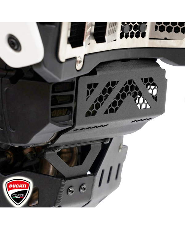 EXTENSION DE CUBRECARTER CROSSPRO DUCATI DESERT X NEGRO | Cubre carter de moto | %brands%