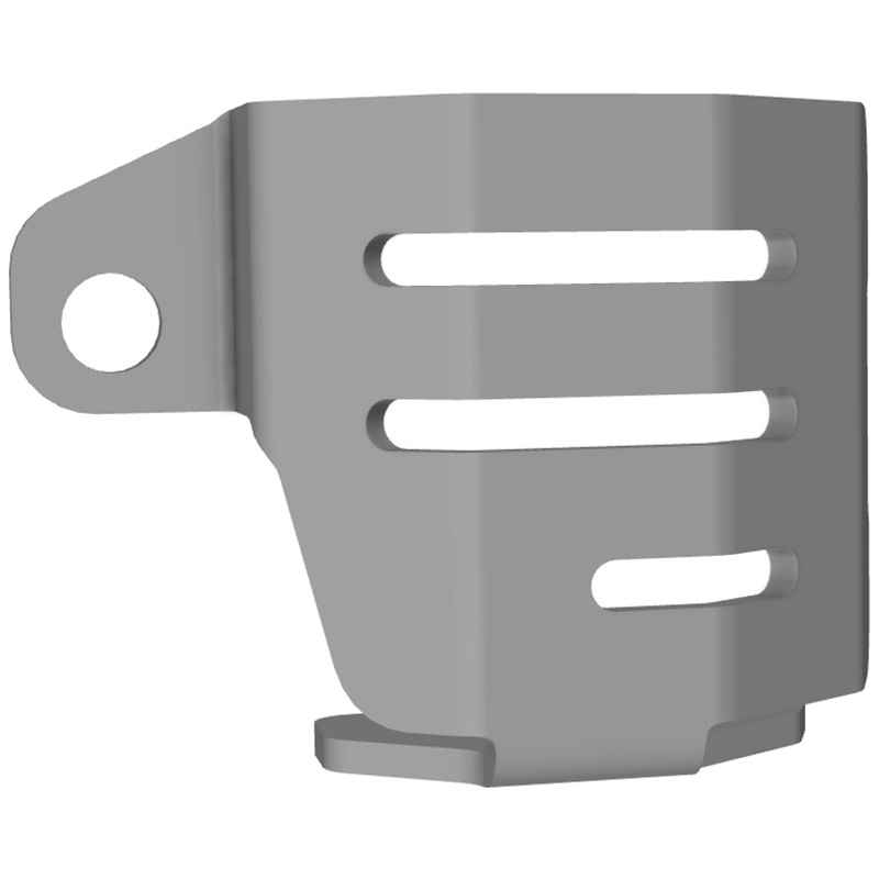 PROTECTOR DE DEPOSITO LIQUIDO DE FRENO CROSSPRO DUCATI DESERT X PLATA | Otros protectores de moto | %brands%