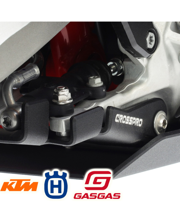 PROTECTOR DE LA BOMBA DE FRENO TRASERO CROSSPRO KTM/HUSQVARNA/GASGAS NEGRO | Otros protectores de moto | %brands%