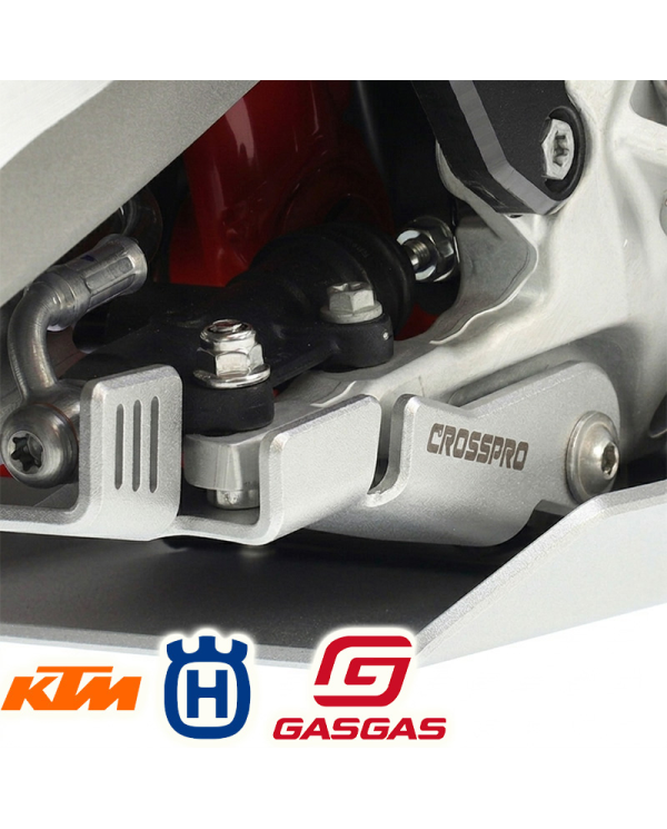 PROTECTOR DE LA BOMBA DE FRENO TRASERO CROSSPRO KTM/HUSQVARNA/GASGAS PLATA | Otros protectores de moto | %brands%