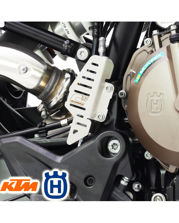 PROTECTOR DE LA BOMBA DE FRENO TRASERO CROSSPRO KTM ADVENTURE 890-790/ HUSQVARNA NORDEN PLATA | Otros protectores de moto | %brands%