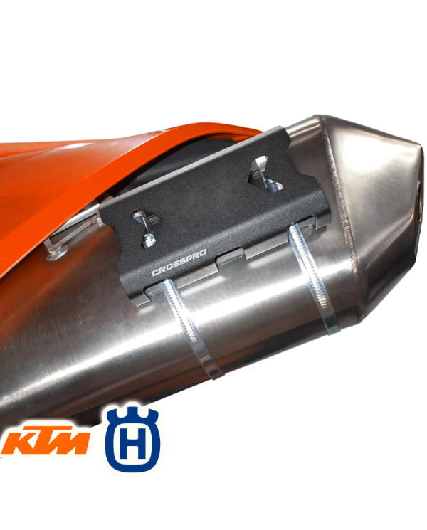 PROTECTOR DE ESCAPE CROSSPRO KTM 690 ENDURO R/HUSQVARNA 701 ENDURO GRIS | Otros protectores de moto | %brands%