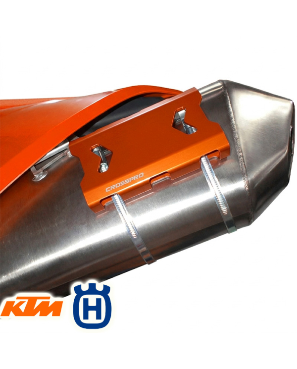 PROTECTOR DE ESCAPE CROSSPRO KTM 690 ENDURO R/HUSQVARNA 701 ENDURO NARANJA | Otros protectores de moto | %brands%